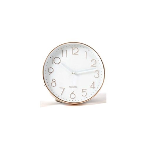 RELOJ PARED MHOME BLANCO/ORO 30CMS